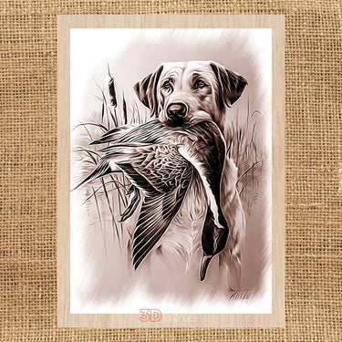 HUNTING DOG pyroprinter & laser-ready files 3DWave.us